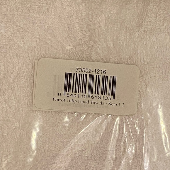 MacKenzie-Childs Parrot Tulip Hand Towels -Set of Two - Picture 4 of 4